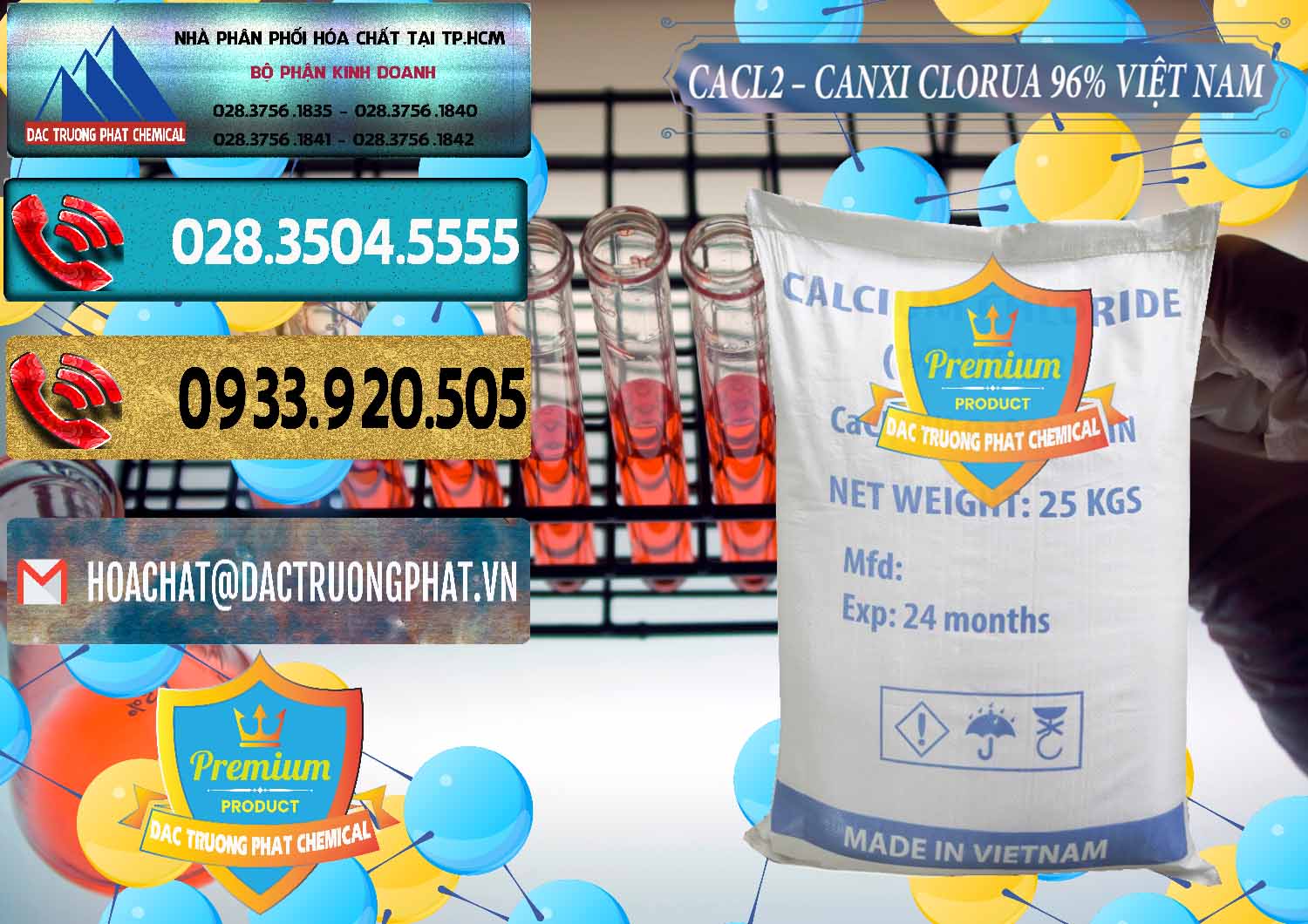Kinh doanh ( bán ) CaCl2 – Canxi Clorua 96% Việt Nam - 0236 - Phân phối & cung cấp hóa chất tại TP.HCM - hoachatdetnhuom.com