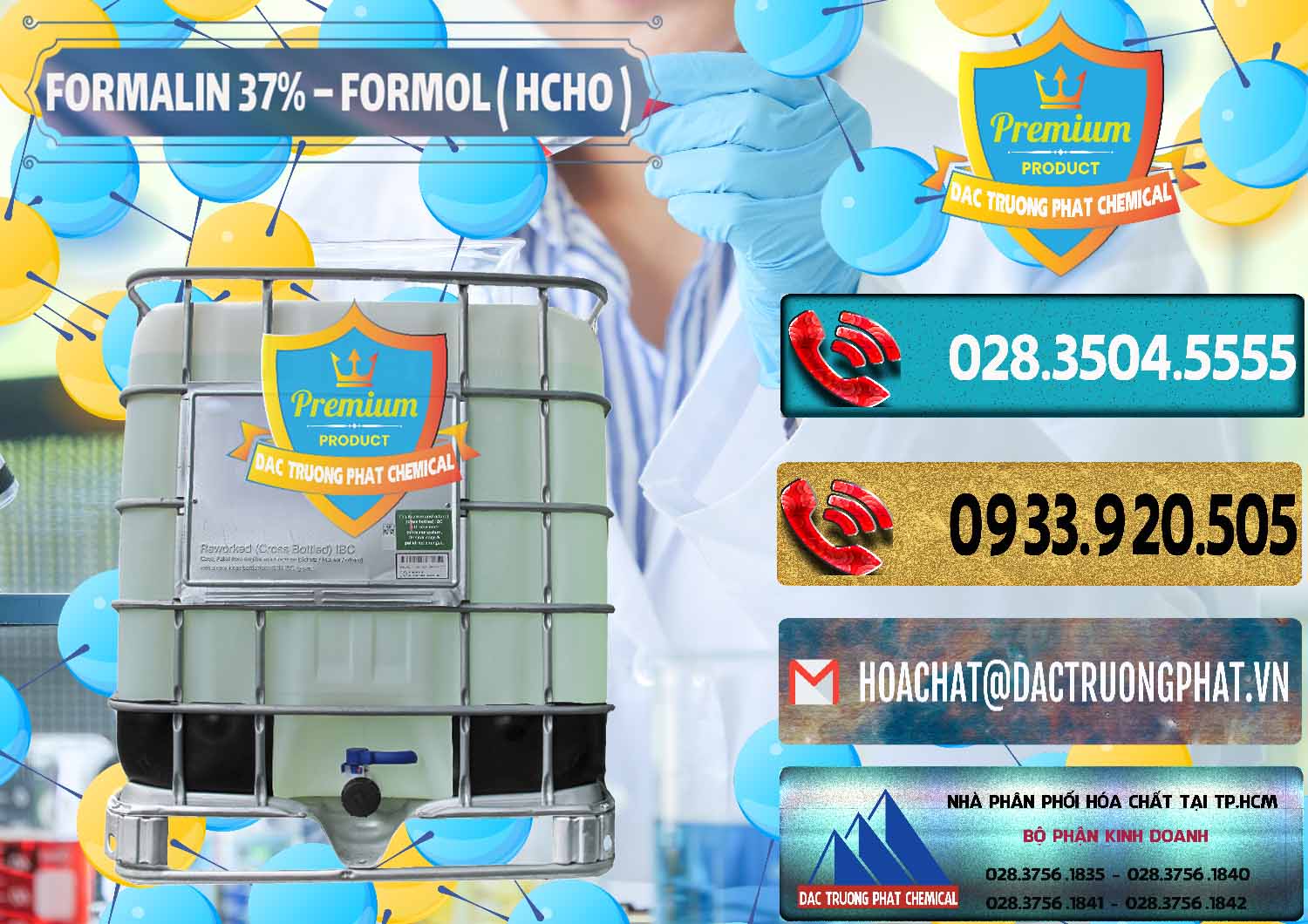 Công ty phân phối ( bán ) Formalin - Formol ( HCHO ) 37% Việt Nam - 0187 - Phân phối hóa chất tại TP.HCM - hoachatdetnhuom.com