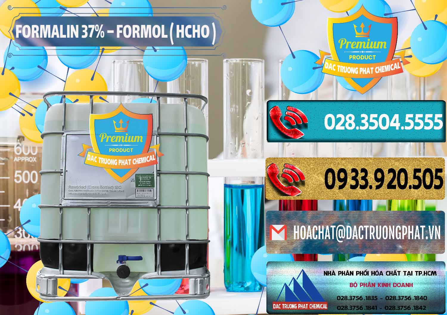 Cty chuyên bán & cung cấp Formalin - Formol ( HCHO ) 37% Việt Nam - 0187 - Cty kinh doanh & bán hóa chất tại TP.HCM - hoachatdetnhuom.com
