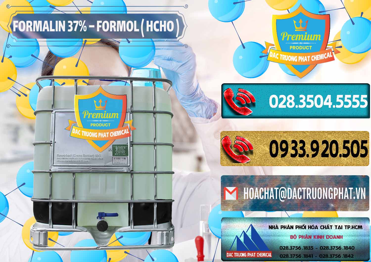 Cung cấp & bán Formalin - Formol ( HCHO ) 37% Việt Nam - 0187 - Kinh doanh ( cung cấp ) hóa chất tại TP.HCM - hoachatdetnhuom.com