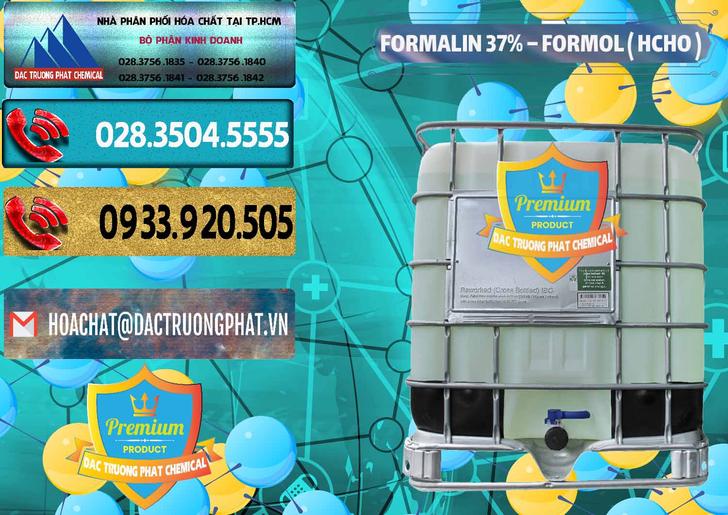 Cung cấp - kinh doanh Formalin - Formol ( HCHO ) 37% Việt Nam - 0187 - Nơi chuyên cung ứng - phân phối hóa chất tại TP.HCM - hoachatdetnhuom.com
