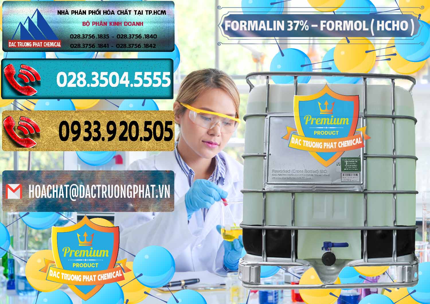 Công ty chuyên kinh doanh và bán Formalin - Formol ( HCHO ) 37% Việt Nam - 0187 - Công ty phân phối & bán hóa chất tại TP.HCM - hoachatdetnhuom.com