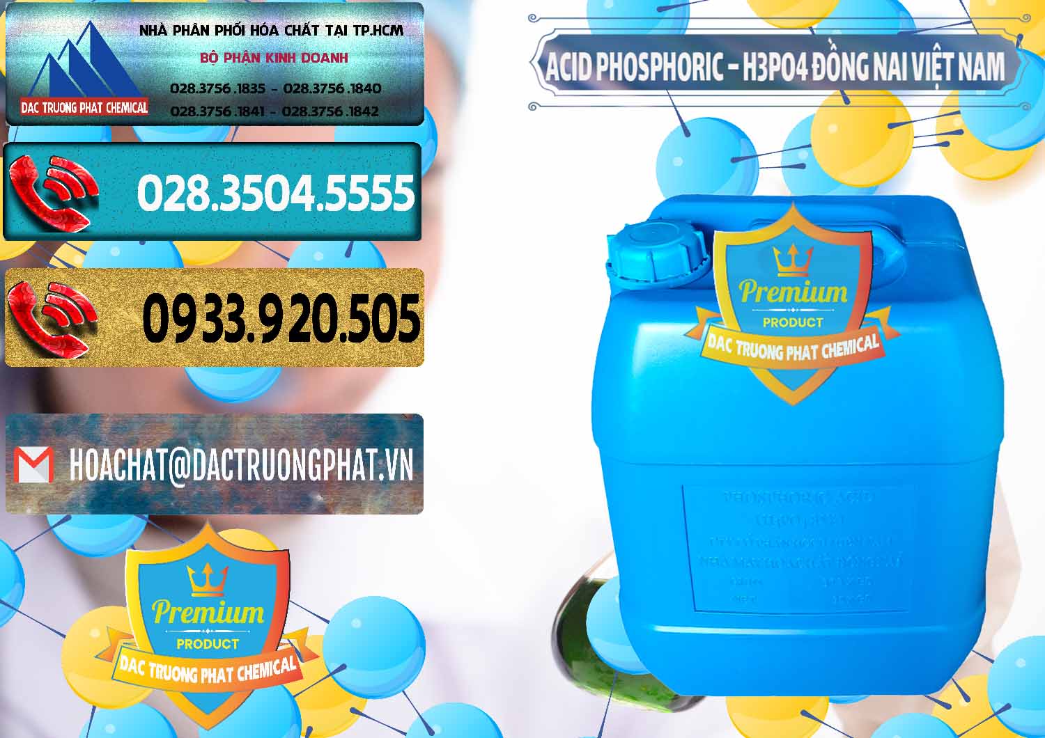 Chuyên cung cấp & kinh doanh Acid Phosphoric – Axit Phosphoric 85% Đồng Nai Việt Nam - 0183 - Chuyên cung ứng và phân phối hóa chất tại TP.HCM - hoachatdetnhuom.com
