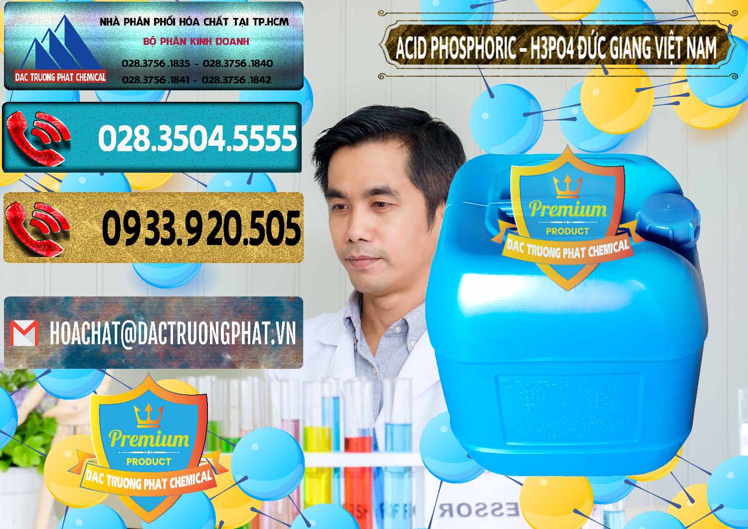 Đơn vị chuyên cung ứng _ bán Axit Phosphoric - Acid Phosphoric H3PO4 85% Đức Giang Việt Nam - 0184 - Công ty chuyên cung ứng - bán hóa chất tại TP.HCM - hoachatdetnhuom.com