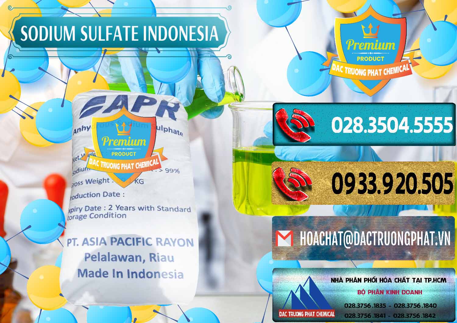 Đơn vị chuyên nhập khẩu & bán Sodium Sulphate - Muối Sunfat Na2SO4 APR Indonesia - 0460 - Đơn vị cung cấp - nhập khẩu hóa chất tại TP.HCM - hoachatdetnhuom.com