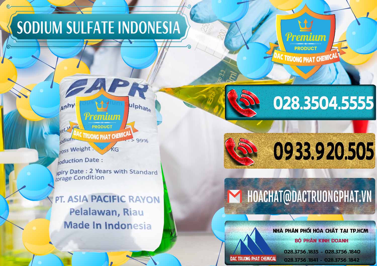 Công ty kinh doanh _ bán Sodium Sulphate - Muối Sunfat Na2SO4 APR Indonesia - 0460 - Đơn vị chuyên cung cấp và nhập khẩu hóa chất tại TP.HCM - hoachatdetnhuom.com