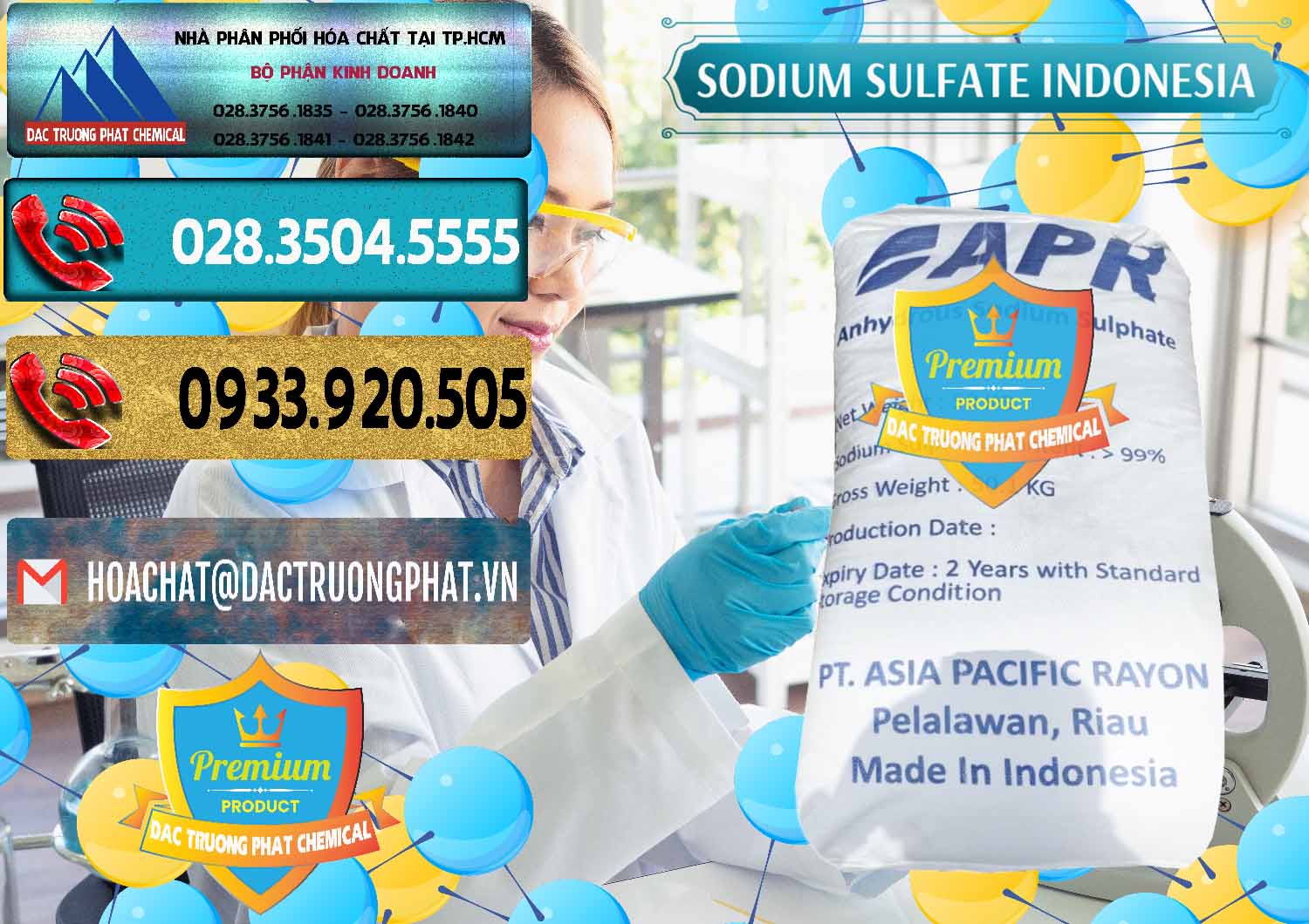 Công ty chuyên phân phối và bán Sodium Sulphate - Muối Sunfat Na2SO4 APR Indonesia - 0460 - Kinh doanh - cung cấp hóa chất tại TP.HCM - hoachatdetnhuom.com