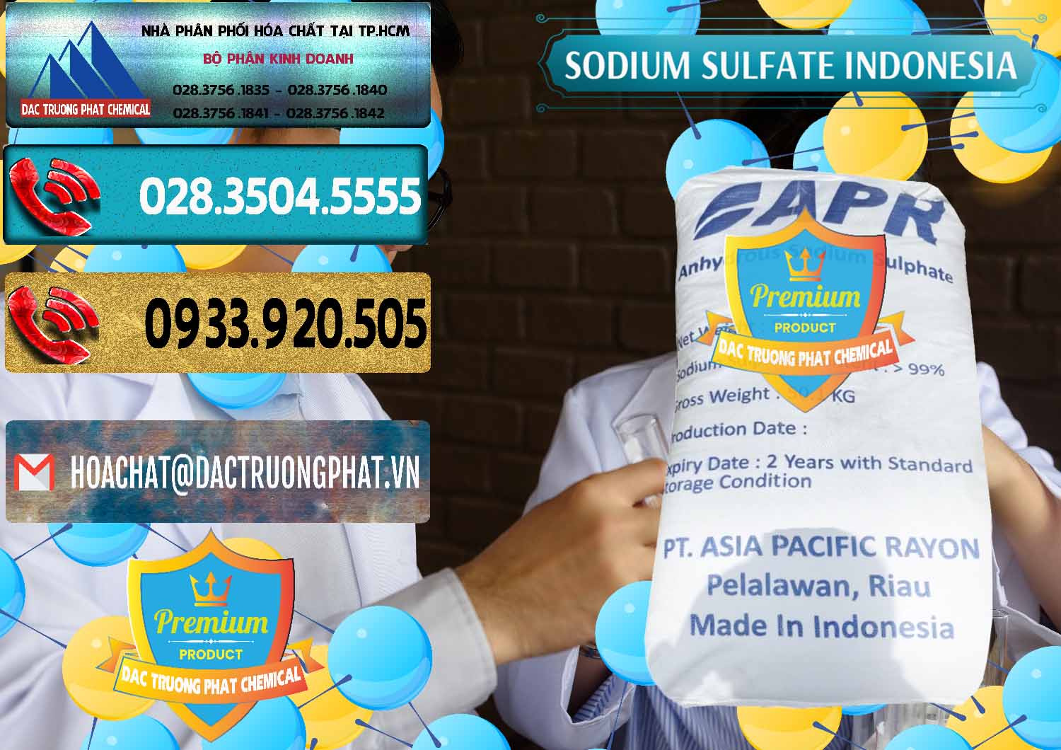 Nơi phân phối _ bán Sodium Sulphate - Muối Sunfat Na2SO4 APR Indonesia - 0460 - Cty nhập khẩu ( cung cấp ) hóa chất tại TP.HCM - hoachatdetnhuom.com