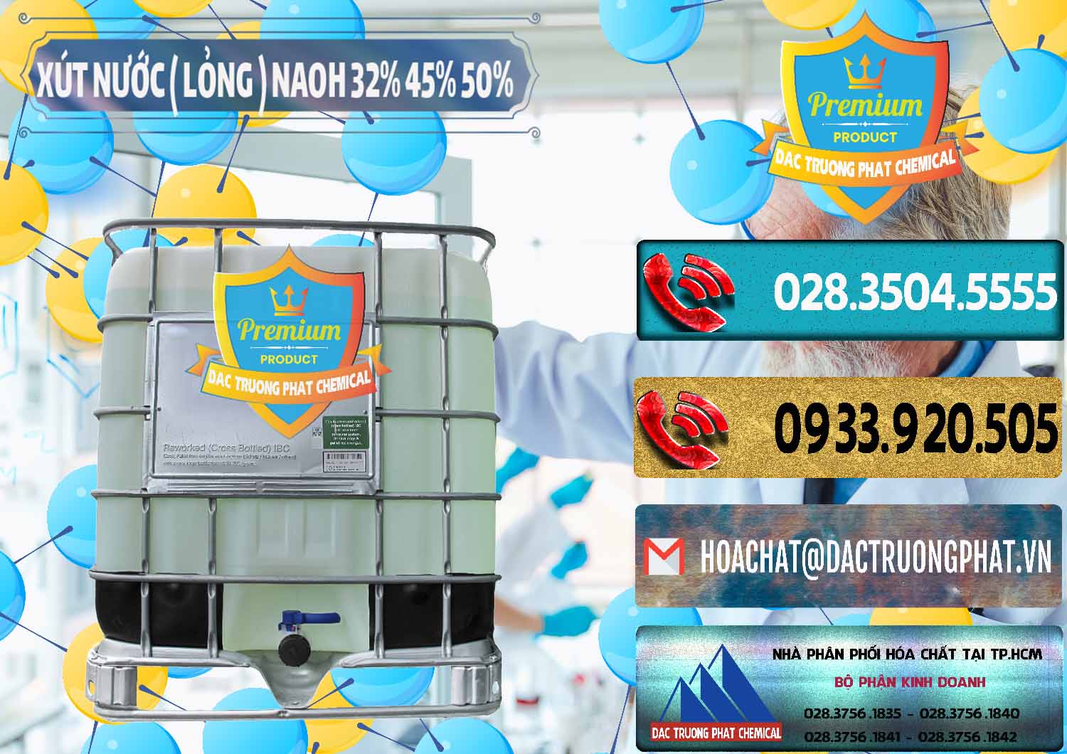 Đơn vị chuyên bán & phân phối Xút Lỏng – NaOH Lỏng 32% 45% 50% Việt Nam - 0195 - Nơi cung cấp ( phân phối ) hóa chất tại TP.HCM - hoachatdetnhuom.com