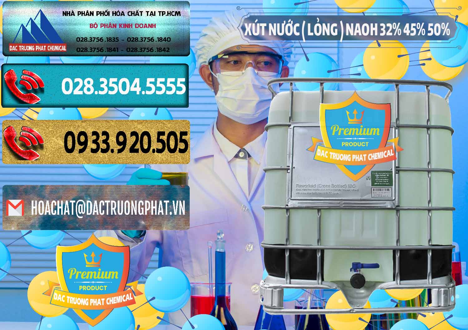 Đơn vị cung cấp và bán Xút Lỏng – NaOH Lỏng 32% 45% 50% Việt Nam - 0195 - Nơi phân phối & bán hóa chất tại TP.HCM - hoachatdetnhuom.com