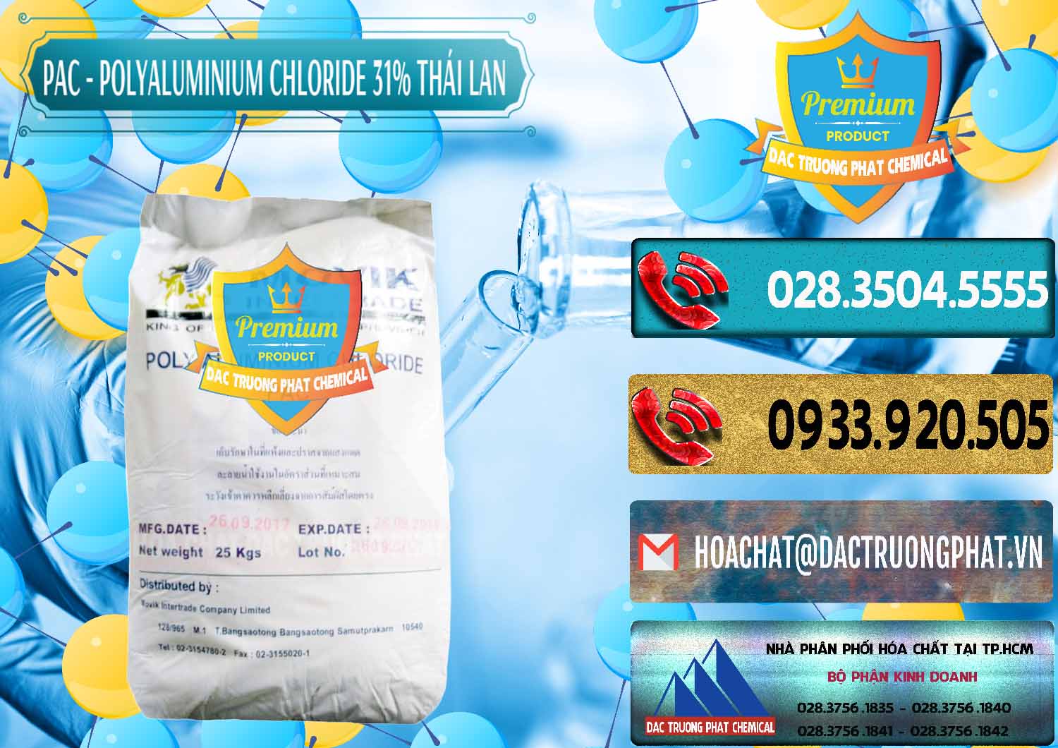 Cty chuyên phân phối & bán PAC - Polyaluminium Chloride 31% Thái Lan Thailand - 0469 - Công ty phân phối _ nhập khẩu hóa chất tại TP.HCM - hoachatdetnhuom.com