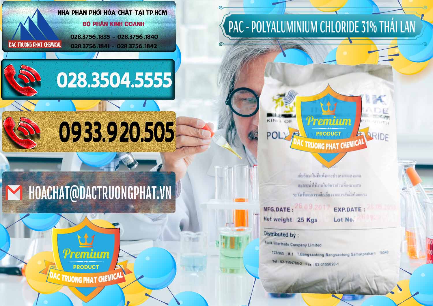Nhập khẩu - bán PAC - Polyaluminium Chloride 31% Thái Lan Thailand - 0469 - Cty cung cấp - bán hóa chất tại TP.HCM - hoachatdetnhuom.com