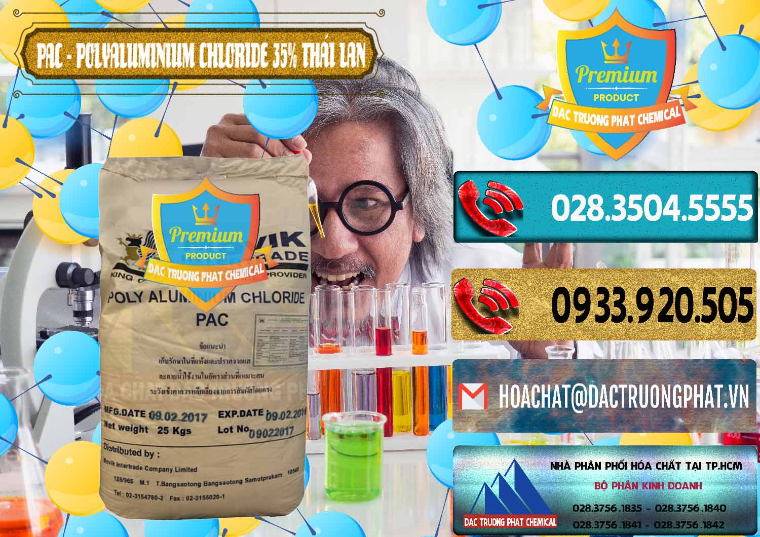Chuyên bán & cung cấp PAC - Polyaluminium Chloride 35% Thái Lan Thailand - 0470 - Nơi nhập khẩu ( cung cấp ) hóa chất tại TP.HCM - hoachatdetnhuom.com