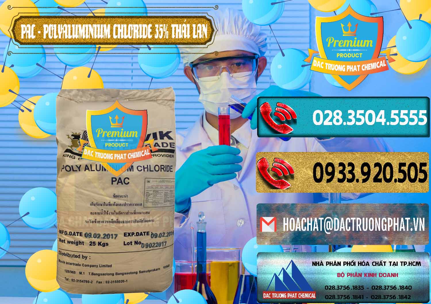 Chuyên phân phối và bán PAC - Polyaluminium Chloride 35% Thái Lan Thailand - 0470 - Chuyên cung ứng và phân phối hóa chất tại TP.HCM - hoachatdetnhuom.com