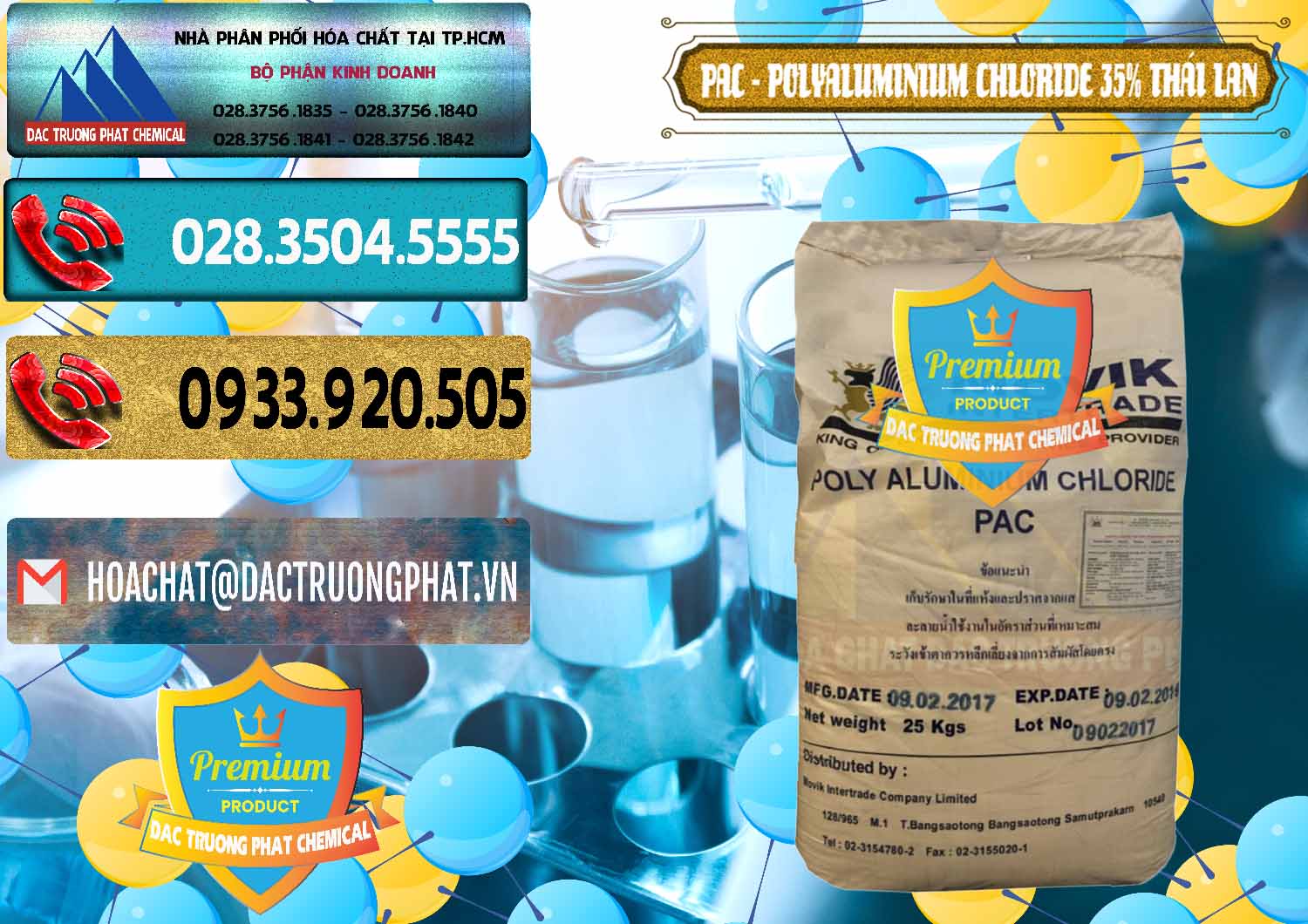Cty bán và cung cấp PAC - Polyaluminium Chloride 35% Thái Lan Thailand - 0470 - Đơn vị nhập khẩu & phân phối hóa chất tại TP.HCM - hoachatdetnhuom.com
