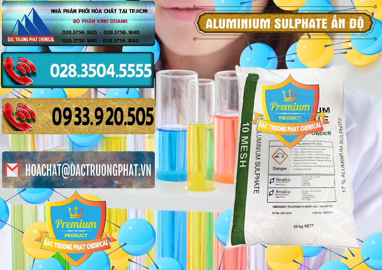 Chuyên bán _ cung cấp Phèn Nhôm - Al2(SO4)3 17% Ấn Độ India - 0463 - Cty chuyên phân phối ( bán ) hóa chất tại TP.HCM - hoachatdetnhuom.com