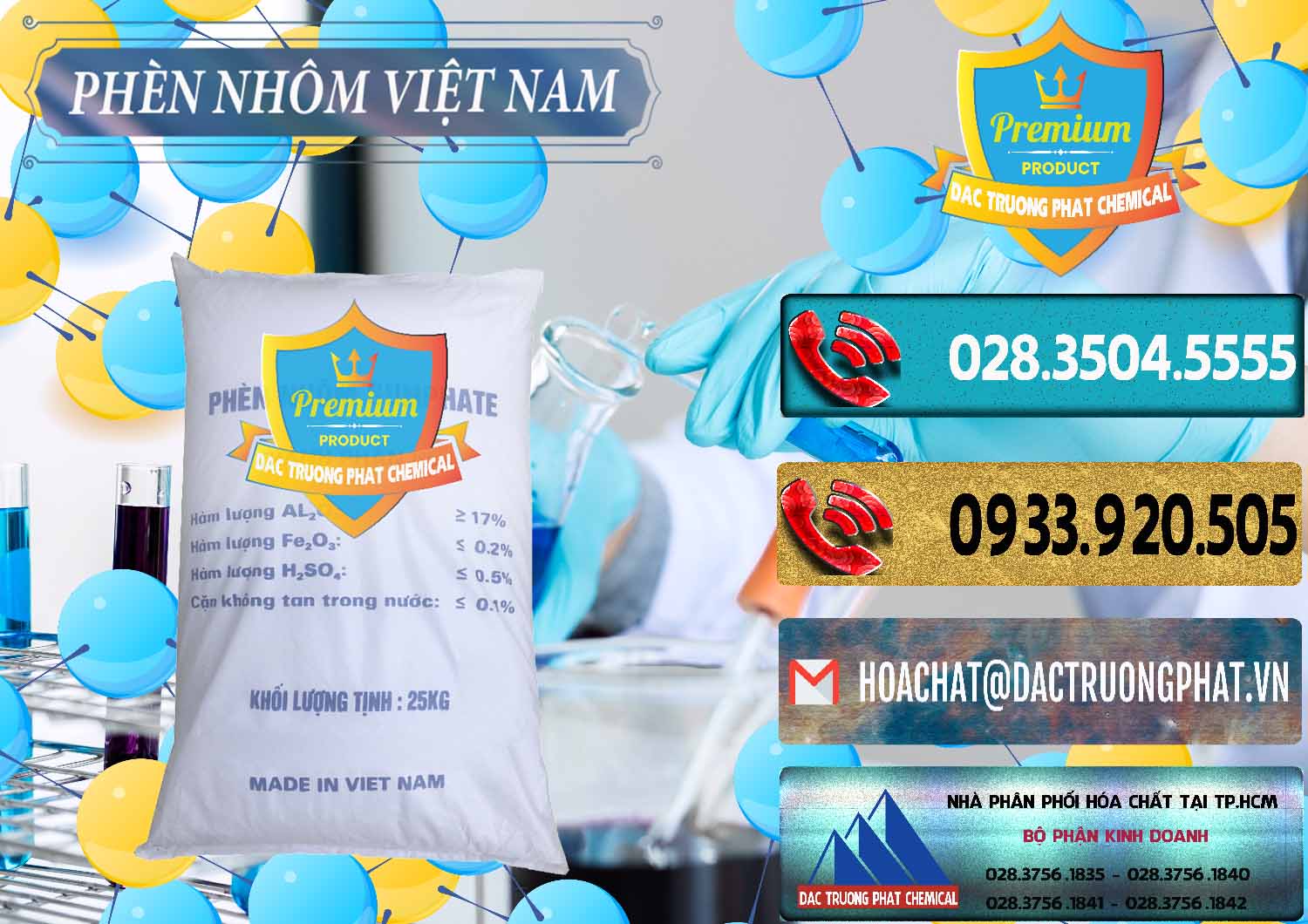 Đơn vị cung cấp & phân phối Phèn Nhôm - Al2(SO4)3 17% Việt Nam - 0465 - Nơi cung cấp - bán hóa chất tại TP.HCM - hoachatdetnhuom.com