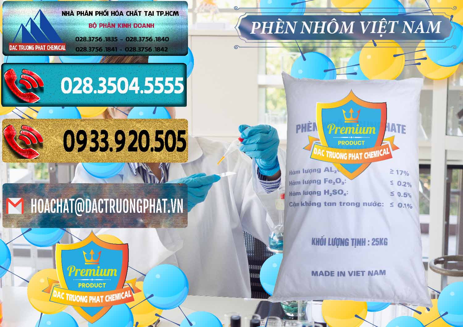 Đơn vị chuyên kinh doanh và bán Phèn Nhôm - Al2(SO4)3 17% Việt Nam - 0465 - Công ty cung cấp _ kinh doanh hóa chất tại TP.HCM - hoachatdetnhuom.com