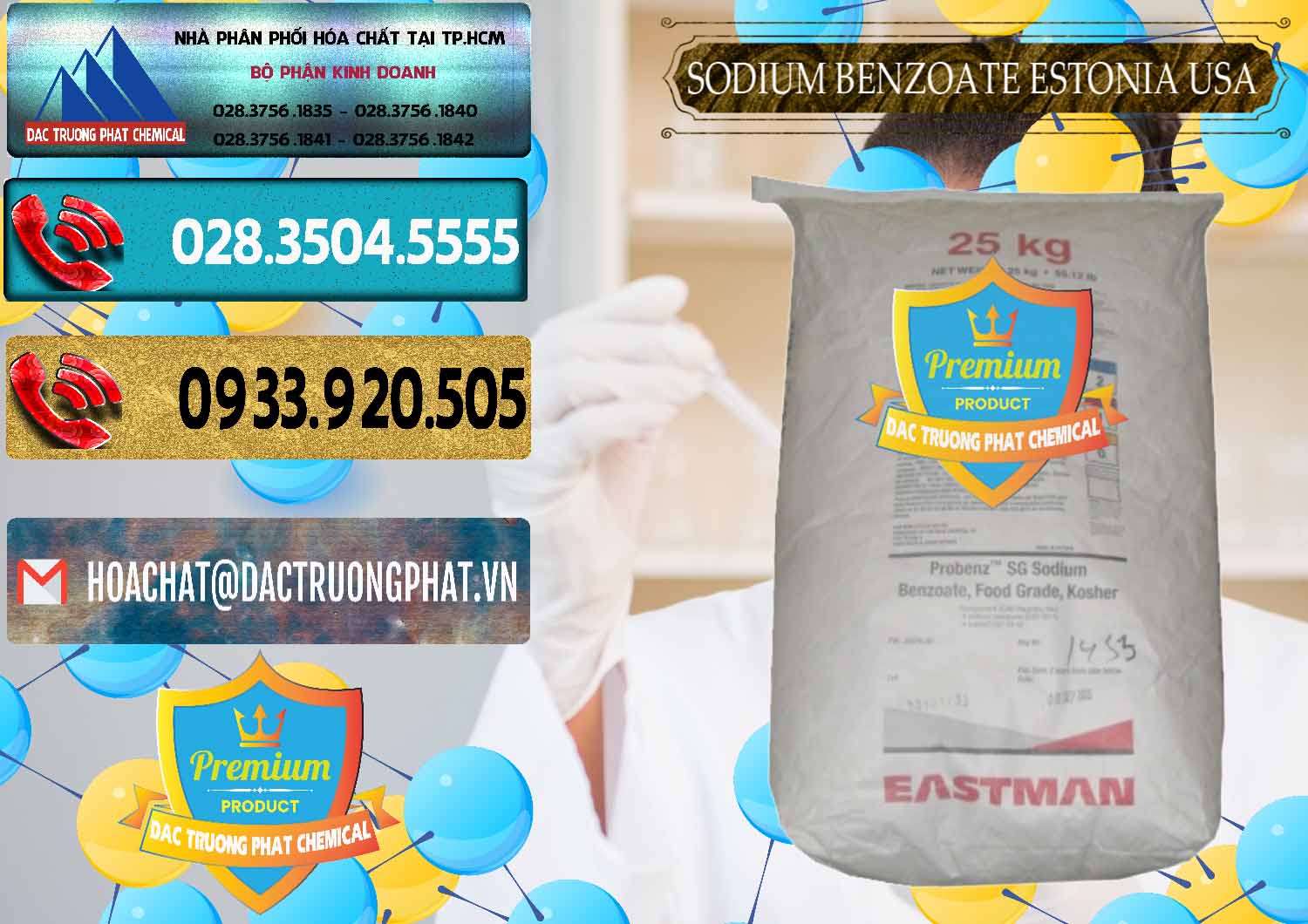 Chuyên kinh doanh _ bán Sodium Benzoate - Mốc Bột Estonia Mỹ USA - 0468 - Cty kinh doanh và phân phối hóa chất tại TP.HCM - hoachatdetnhuom.com