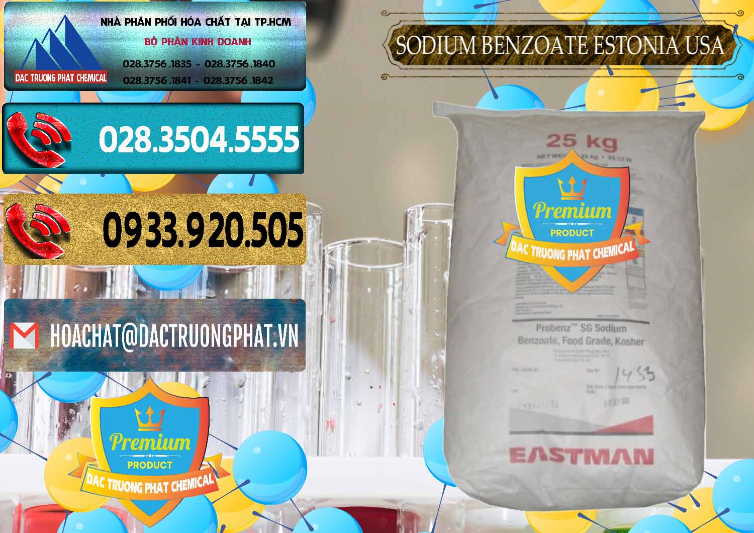 Đơn vị chuyên bán và phân phối Sodium Benzoate - Mốc Bột Estonia Mỹ USA - 0468 - Công ty chuyên bán & cung cấp hóa chất tại TP.HCM - hoachatdetnhuom.com