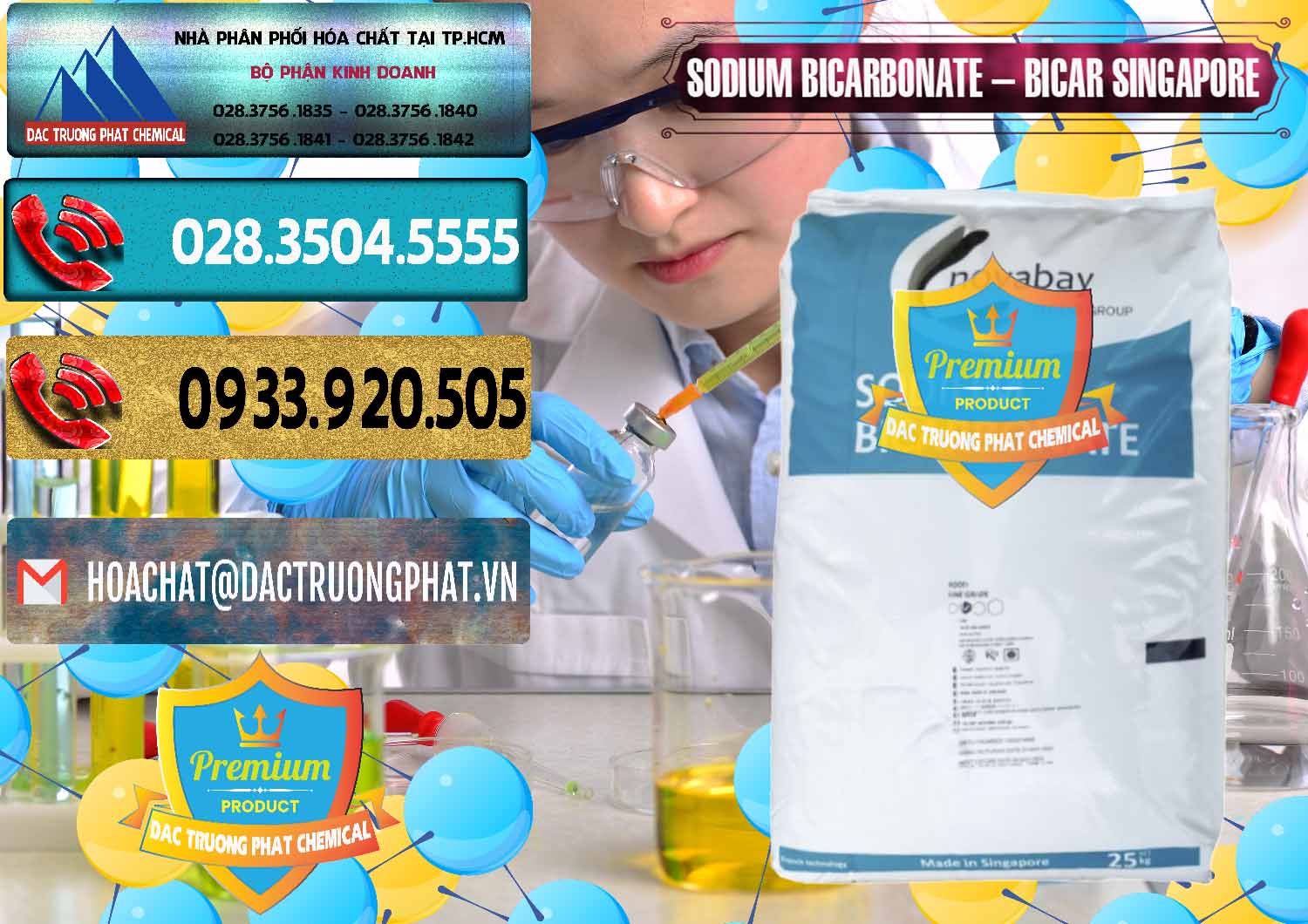 Chuyên bán ( cung ứng ) Sodium Bicarbonate – Bicar NaHCO3 Singapore - 0411 - Chuyên phân phối ( kinh doanh ) hóa chất tại TP.HCM - hoachatdetnhuom.com