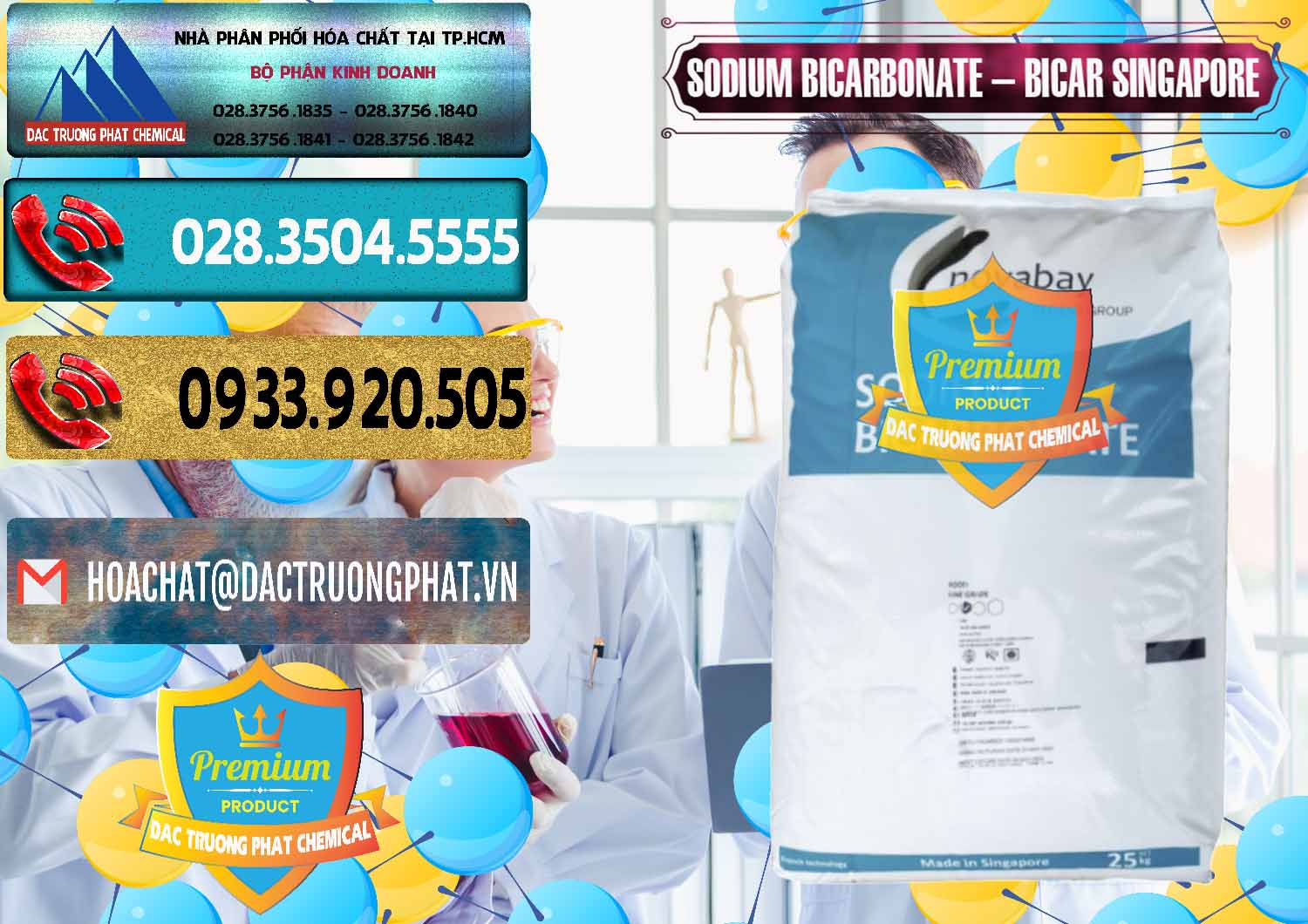 Công ty cung ứng & bán Sodium Bicarbonate – Bicar NaHCO3 Singapore - 0411 - Nơi chuyên phân phối & bán hóa chất tại TP.HCM - hoachatdetnhuom.com