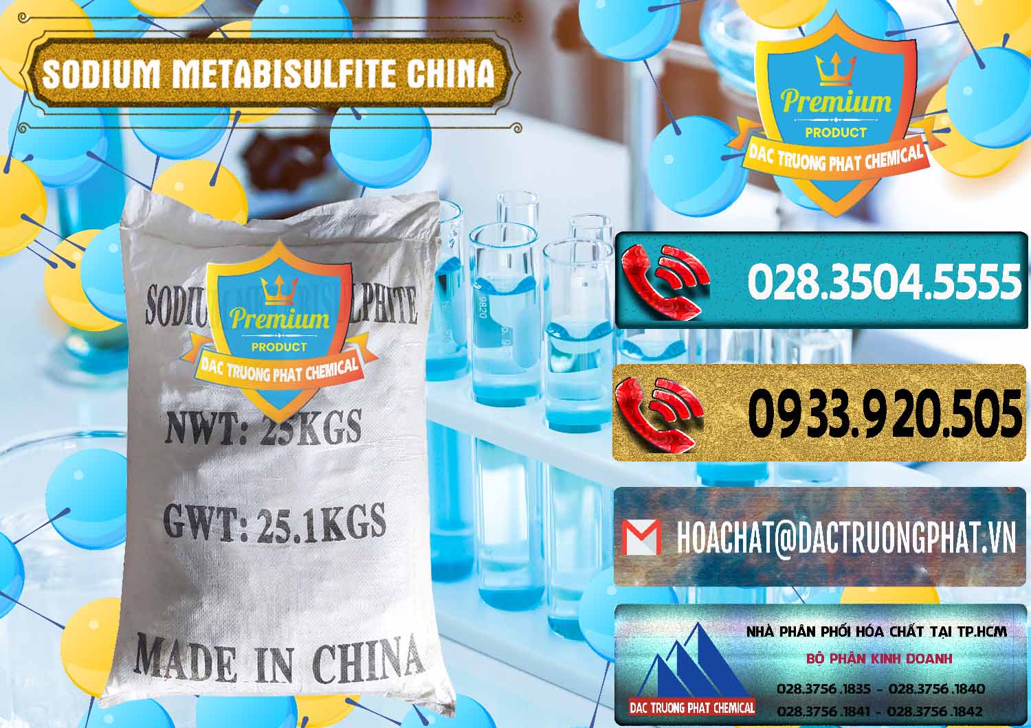 Chuyên phân phối & bán Sodium Metabisulfite - NA2S2O5 Trung Quốc China - 0484 - Nơi phân phối - cung cấp hóa chất tại TP.HCM - hoachatdetnhuom.com